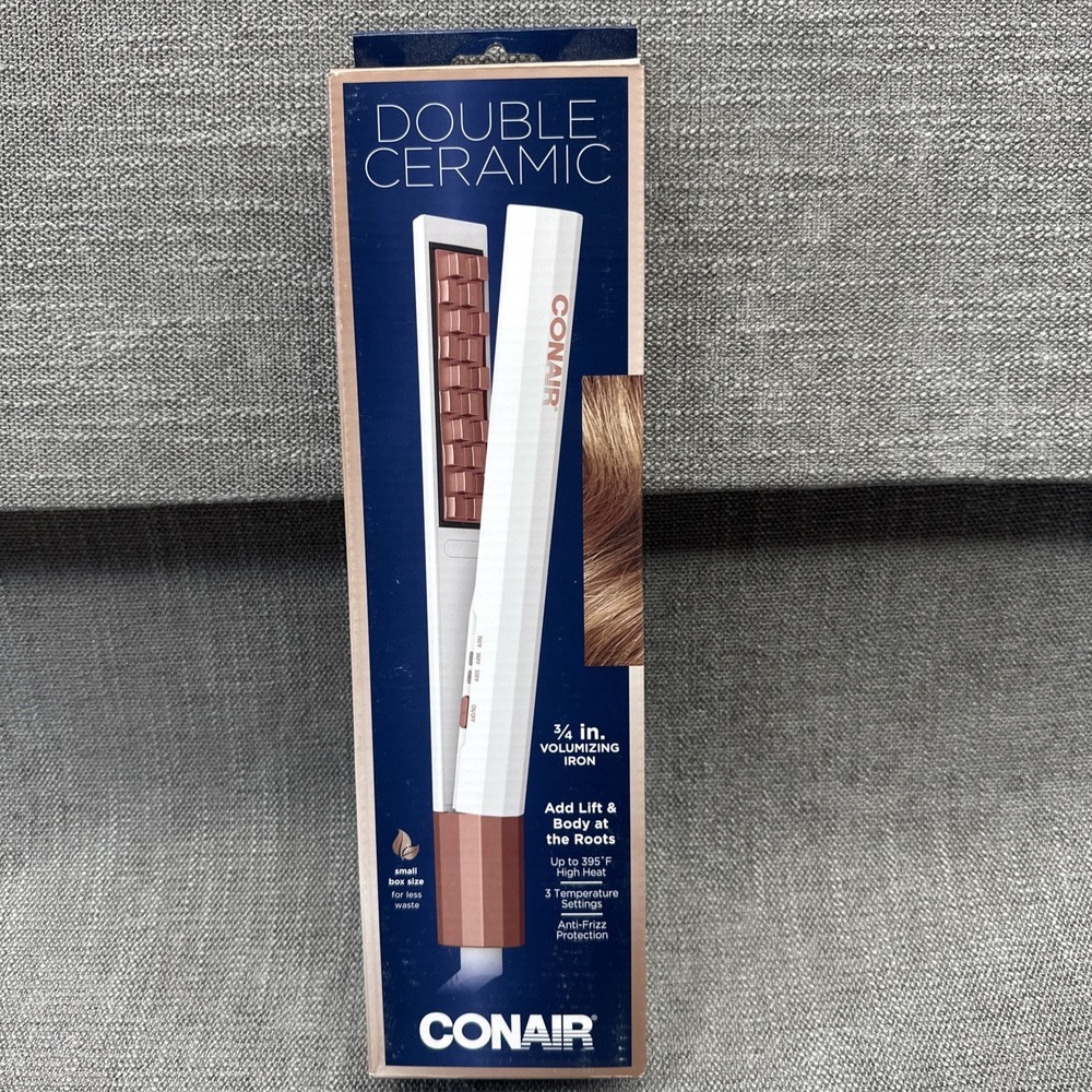 10 Pack Conair‎ Double Ceramic 3/4" Volumizing Iron Bulk New 395°F 3 Heat - Picture 2 of 4